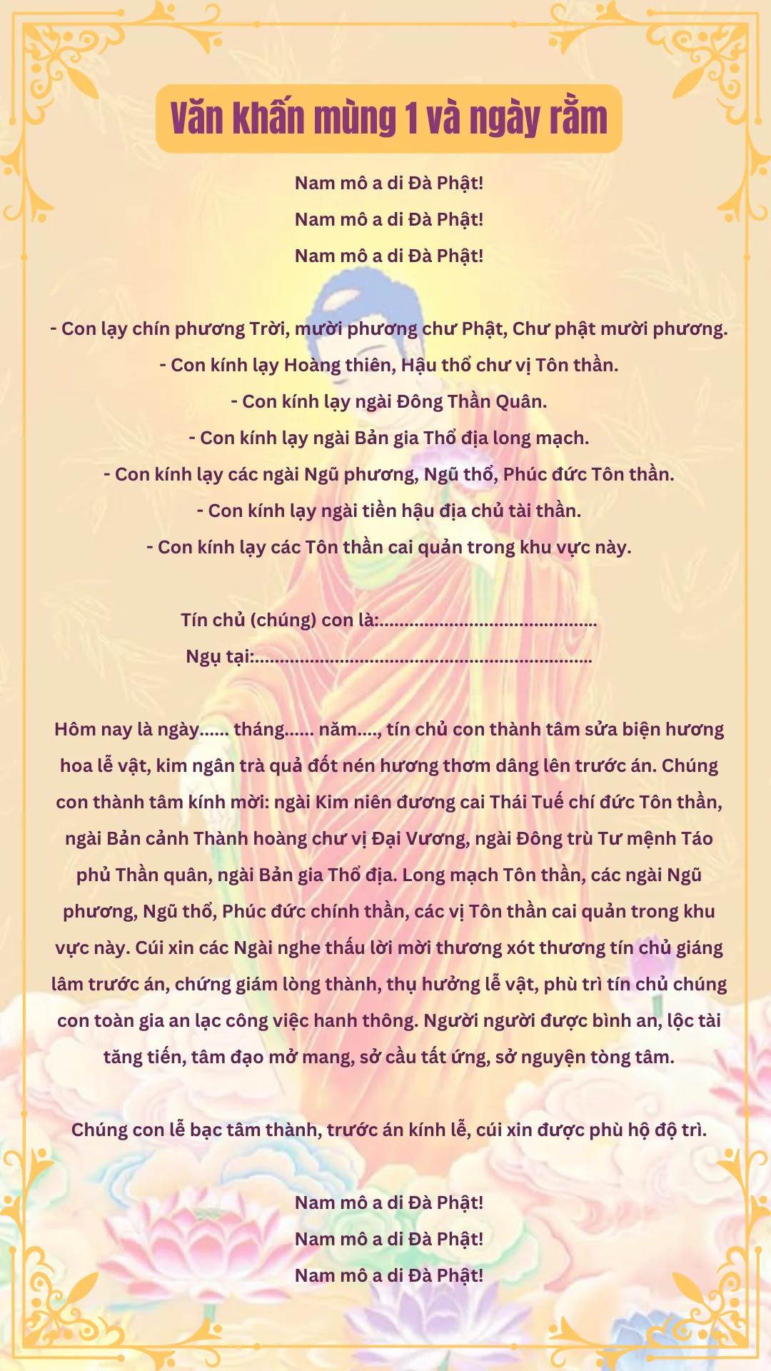 bài cúng ngày rằm mùng một - Hình 3