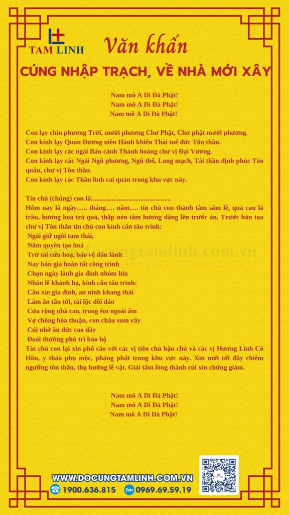 bài cúng nhập trạch - Hình 3