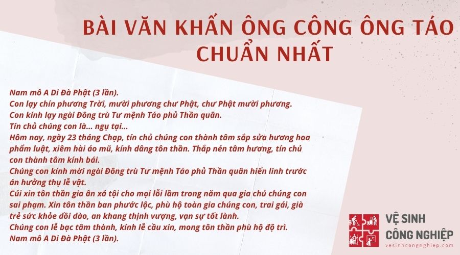 bài cúng ông công ông táo năm 2024 - Hình 2