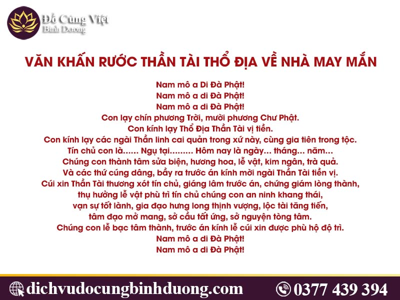 bài cúng ông địa - Hình 4