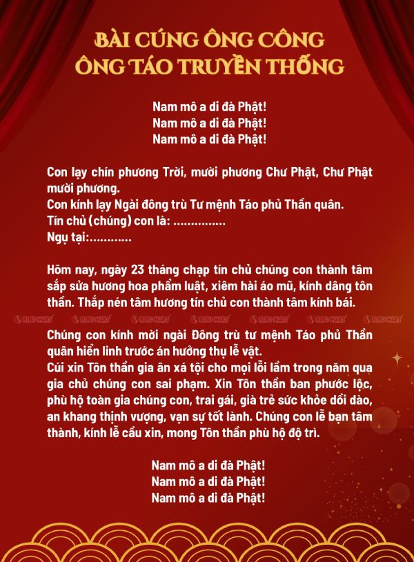 bài cúng ông táo ngày 23 - Hình 3