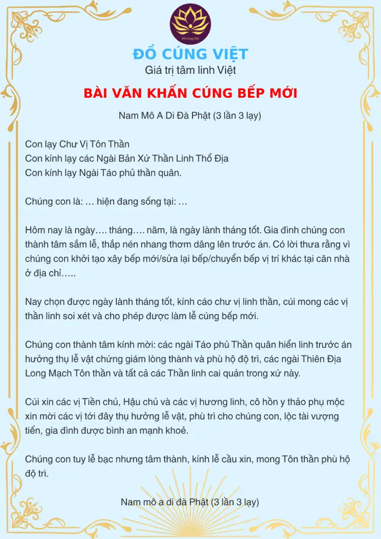 bài cúng ông táo về nhà - Hình 5