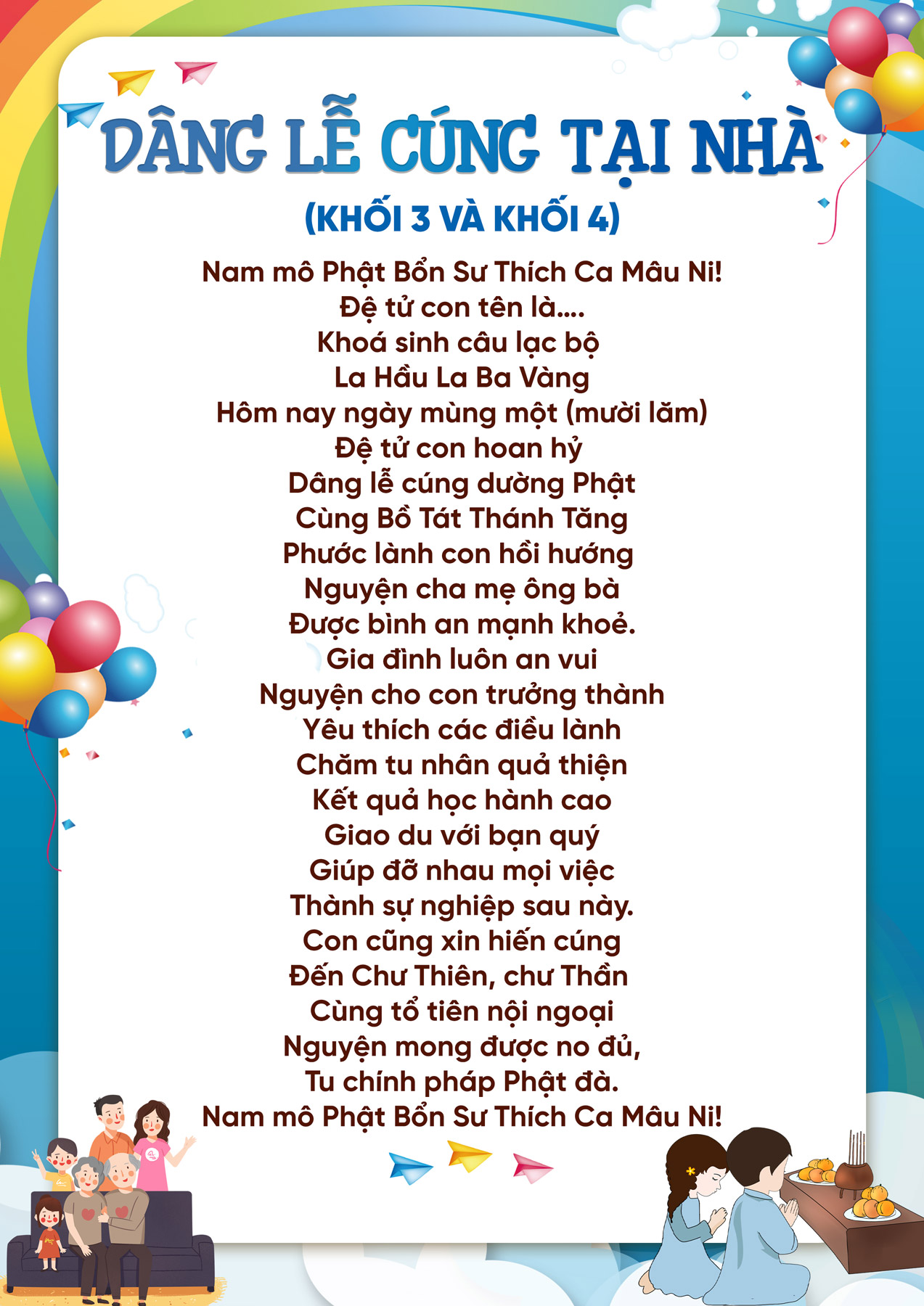 bài cúng phật tại nhà - Hình 4