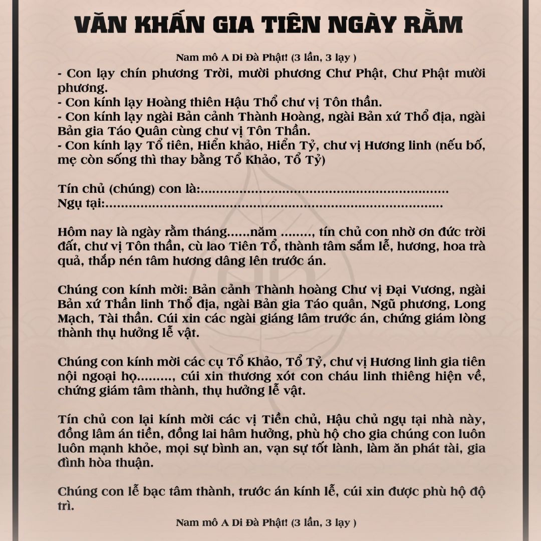 bài cúng rằm hàng tháng - Hình 4