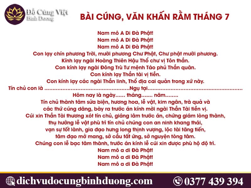 bài cúng rằm tháng 7 năm 2021 - Hình 3