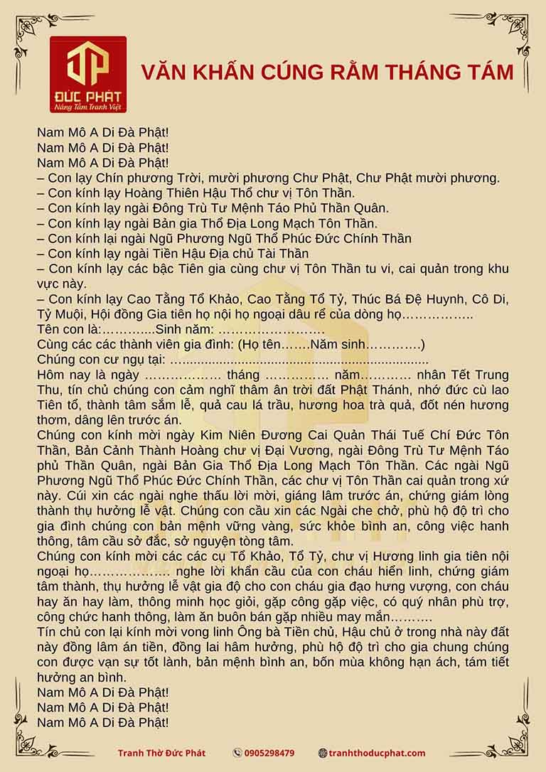 bài cúng rằm tháng 8 - Hình 2