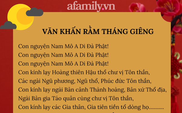 bài cúng rằm tháng giêng năm 2022 - Hình 3