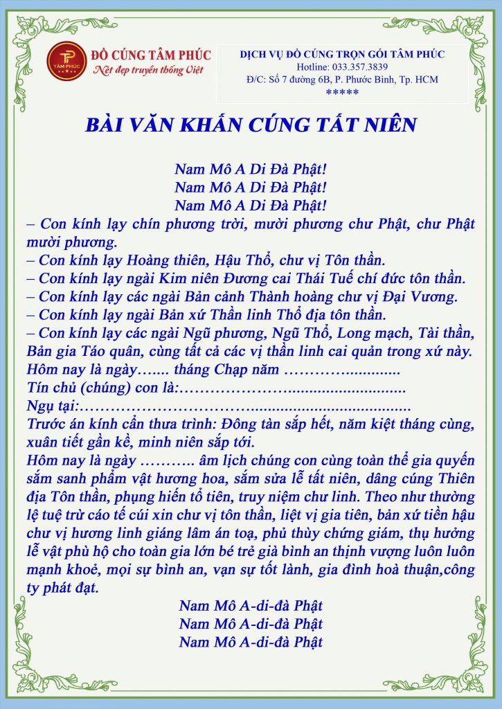 bài cúng tất niên cuối năm - Hình 4