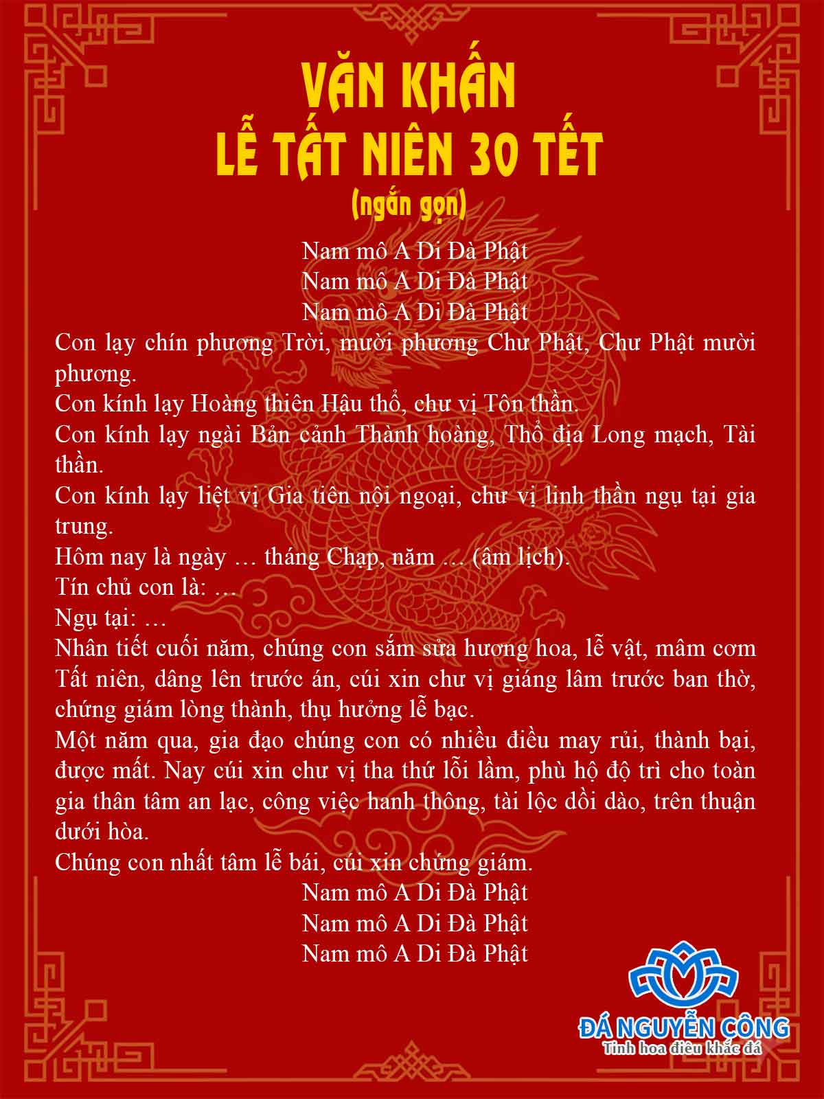 bài cúng tất niên ngắn gọn - Hình 5