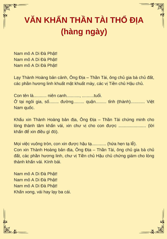 bài cúng thần tài thổ địa - Hình 4