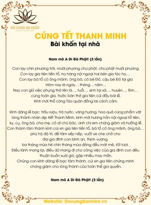 bài cúng thanh minh - Hình 1
