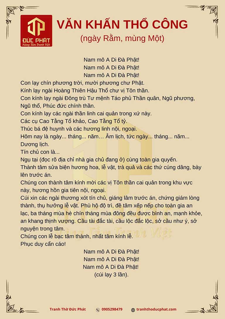 bài cúng thổ công - Hình 3