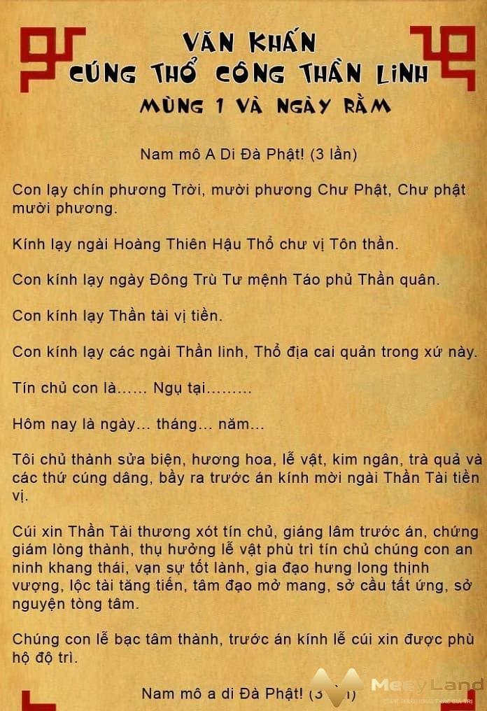 bài cúng thổ công - Hình 4