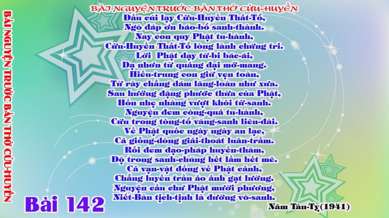 bài cúng trước cửu huyền - Hình 2