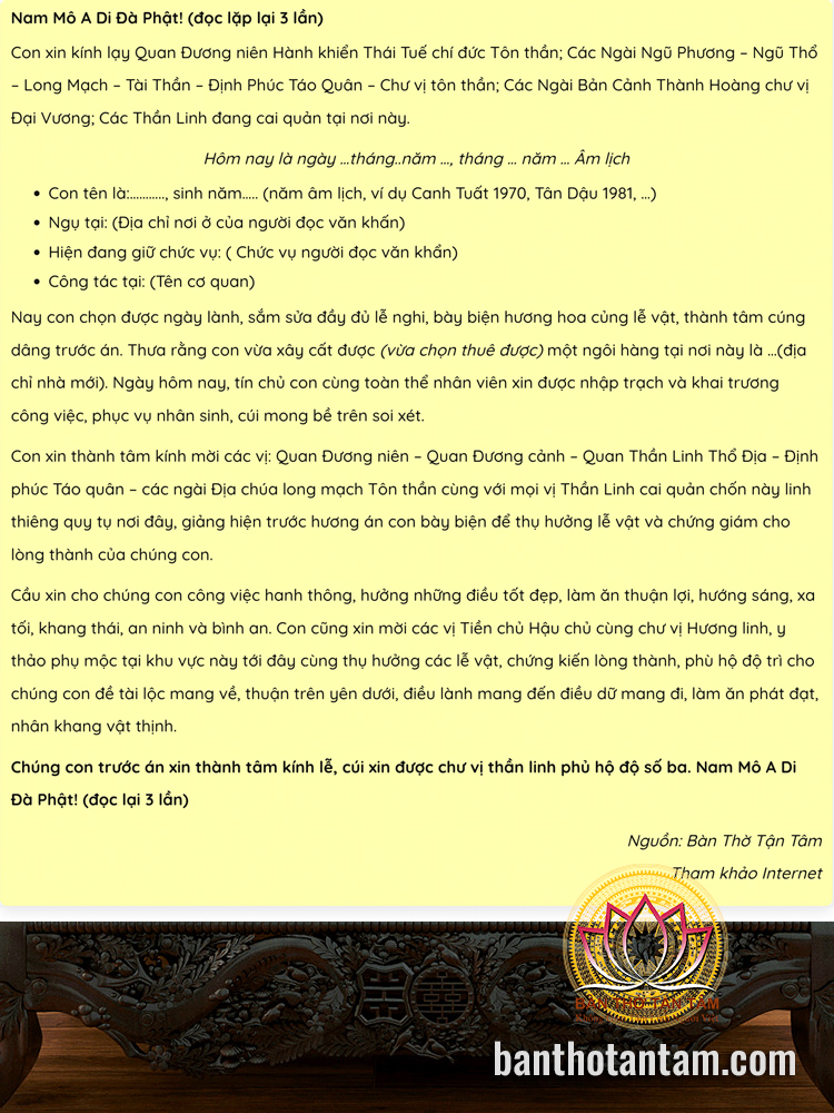 bài cúng về nhà mới - Hình 5
