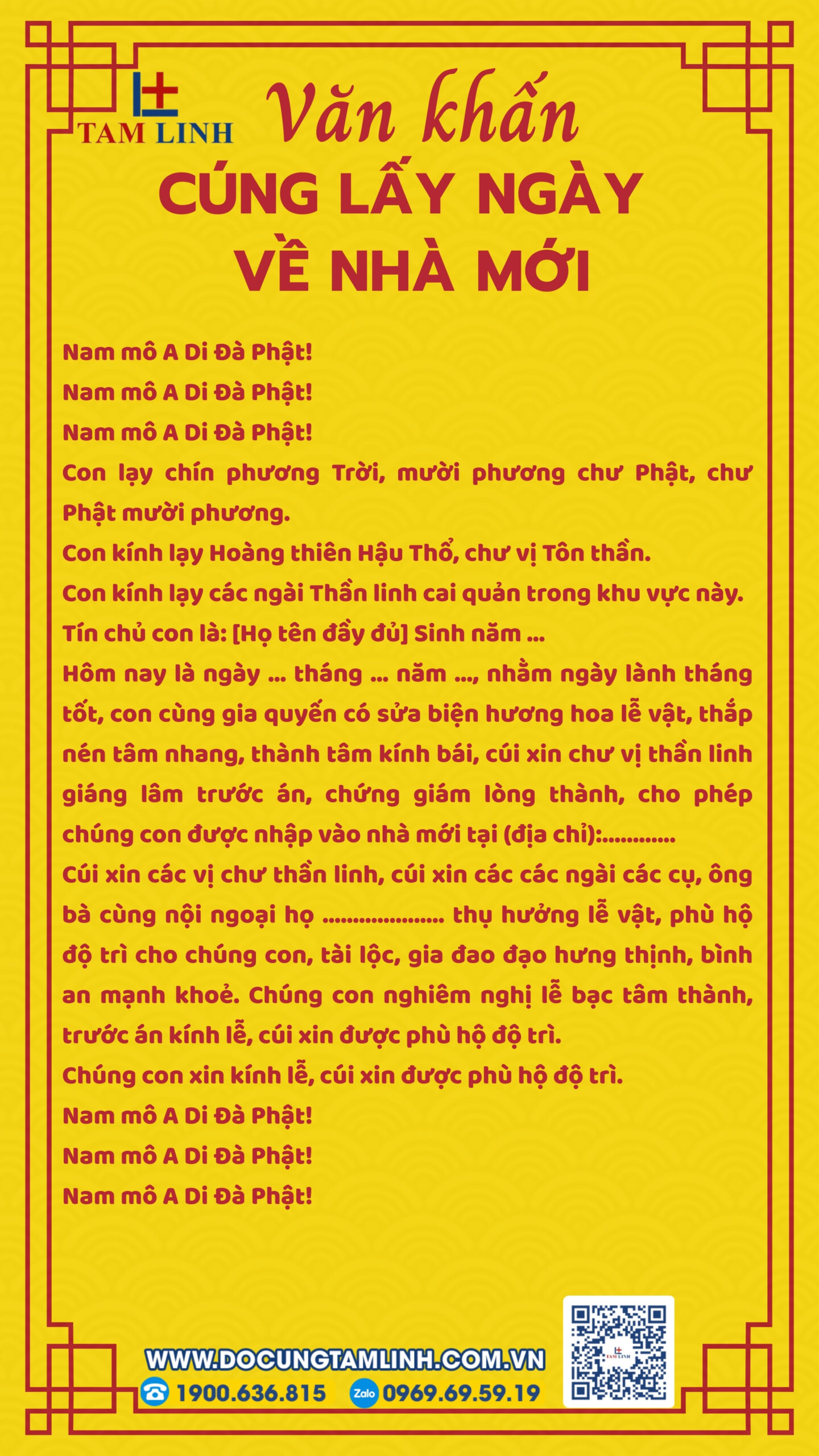 bài cúng về nhà mới lấy ngày