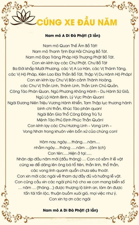 bài cúng xe - Hình 5