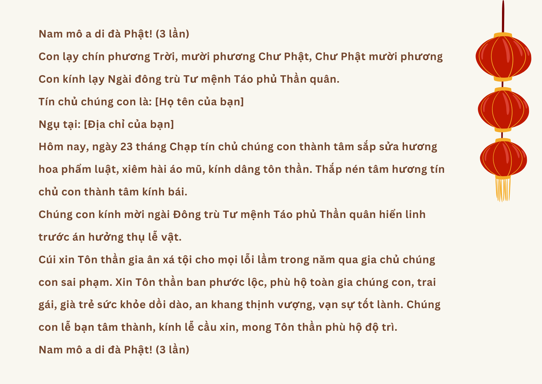 bài khấn cúng ông táo - Hình 4