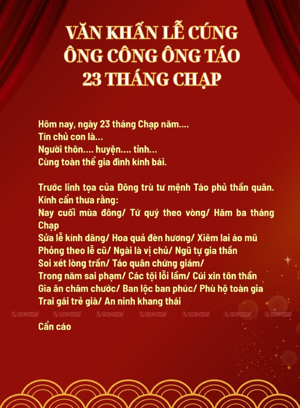 bài văn khấn cúng ông công ông táo - Hình 2