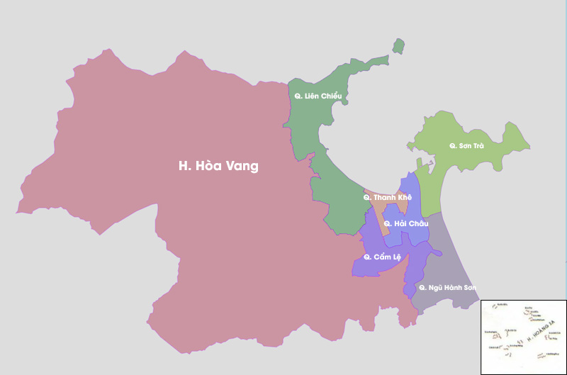 bản đồ các quận đà nẵng - Hình 2