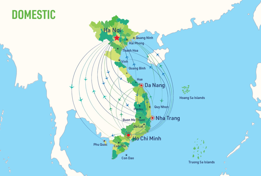 bản đồ đường bay việt nam - Hình 3