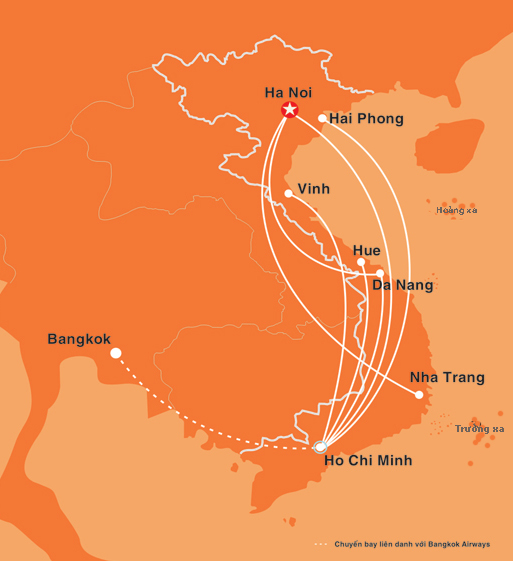 bản đồ đường bay việt nam - Hình 4