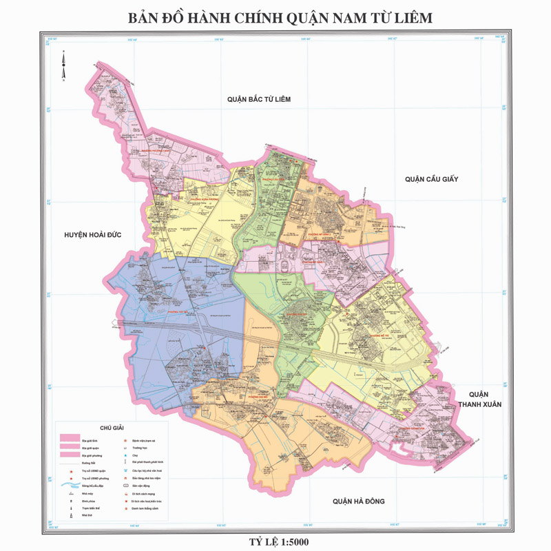 bản đồ quận nam từ liêm - Hình 2