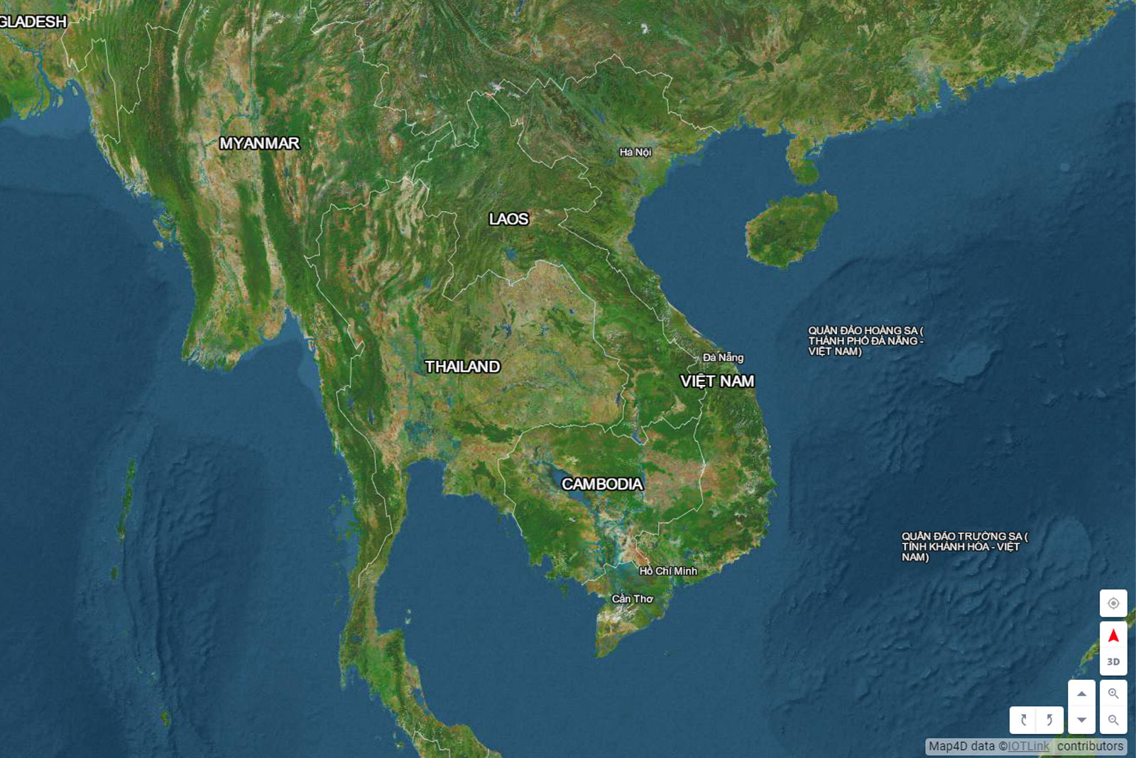 bản đồ việt nam vệ tinh - Hình 2