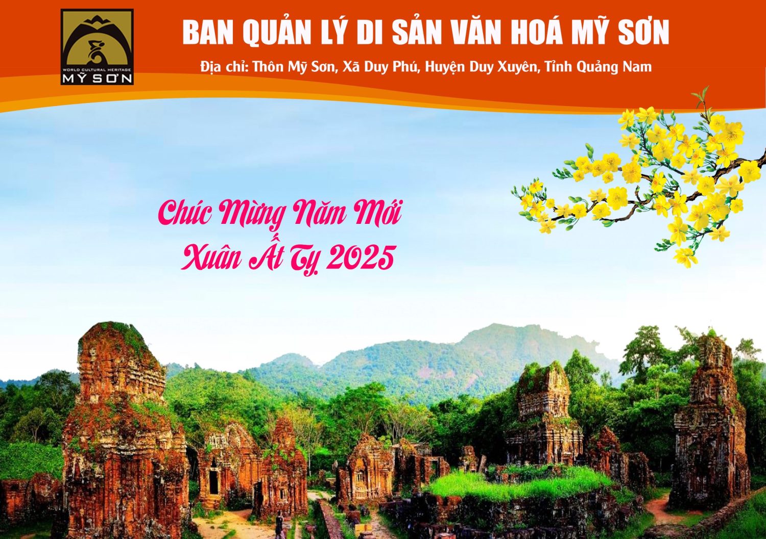 ban quản lý di sản văn hóa mỹ sơn
