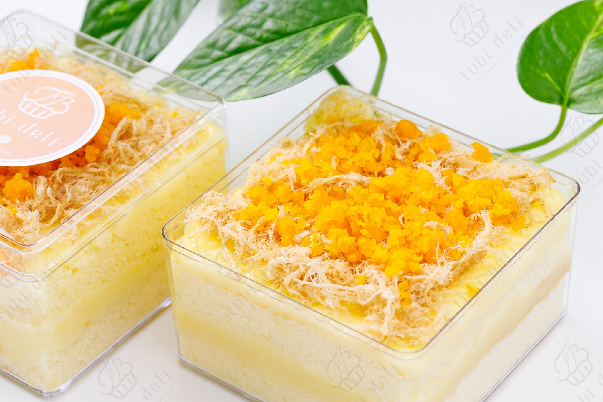 bánh bông lan trứng muối nhỏ - Hình 2