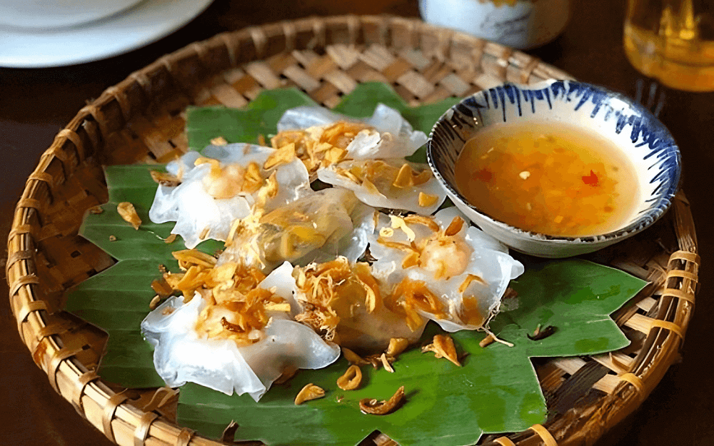 bánh hoa hồng trắng hội an - Hình 5