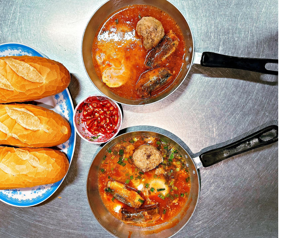 bánh mì xíu mại hàng quyên - Hình 4