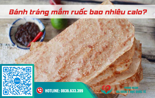 bánh tráng mắm ruốc bao nhiêu calo - Hình 1