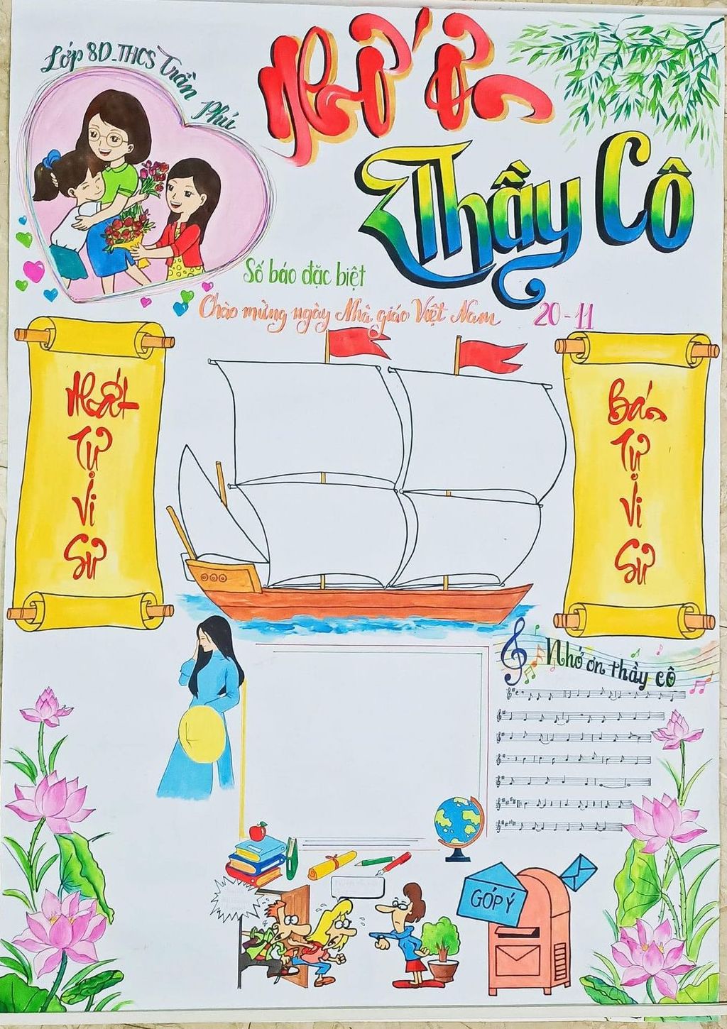 báo tường ngày 20 tháng 11