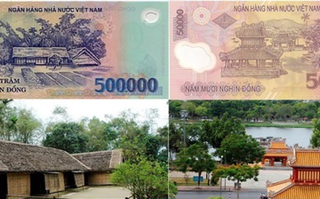 các địa danh trên tờ tiền việt nam
