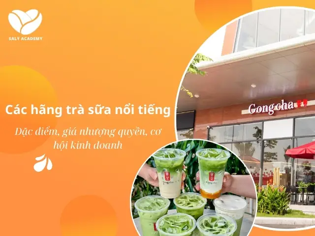 Top Các Hãng Trà Sữa Nổi Tiếng Việt Nam 2026