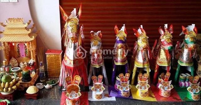 cách bày ngựa cúng tạ đất - Hình 2