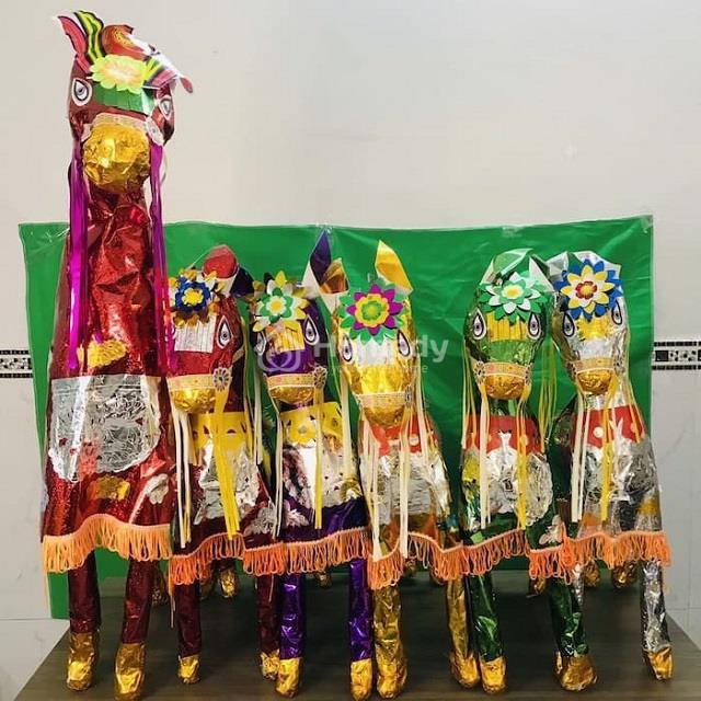 cách bày ngựa cúng tạ đất - Hình 1
