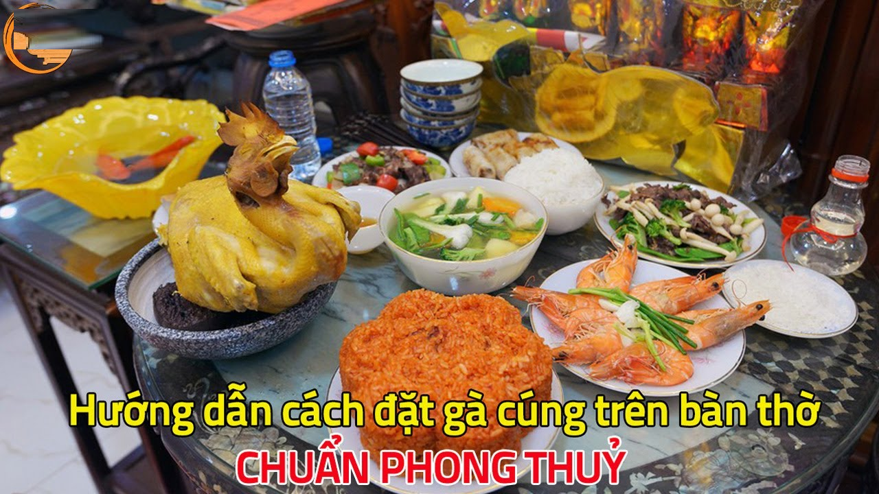 cách đặt gà cúng trên bàn thờ - Hình 3