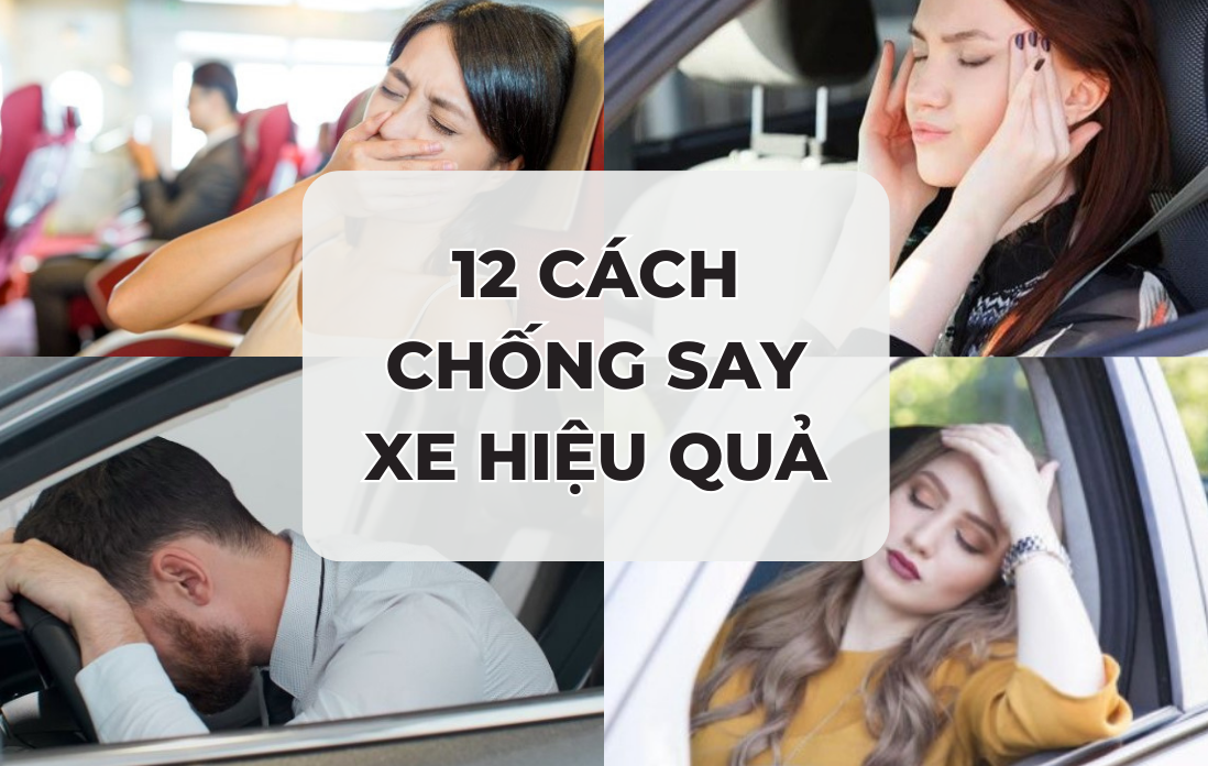 cách đi xe không bị say