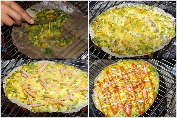 cách làm bánh tráng nướng vỉa hè - Hình 3