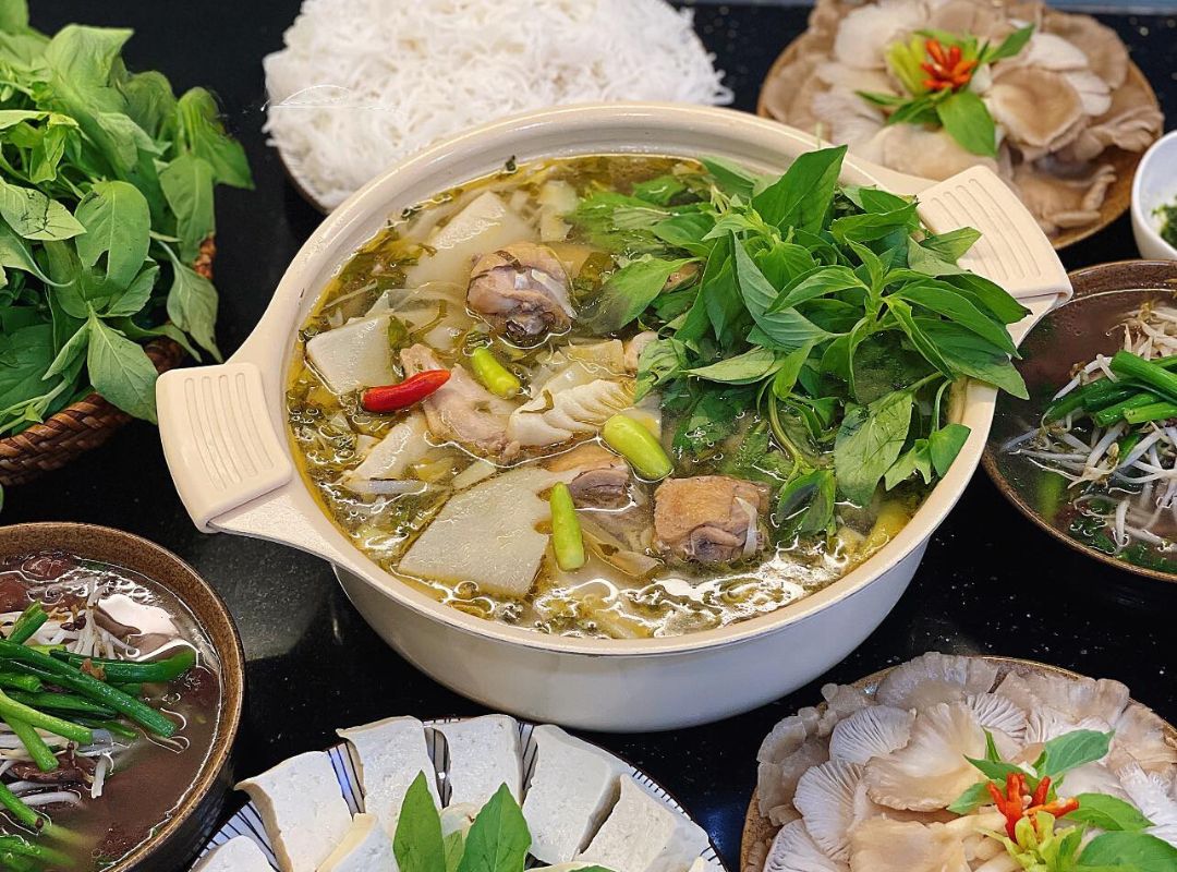 cách nấu lẩu gà la é đà lạt