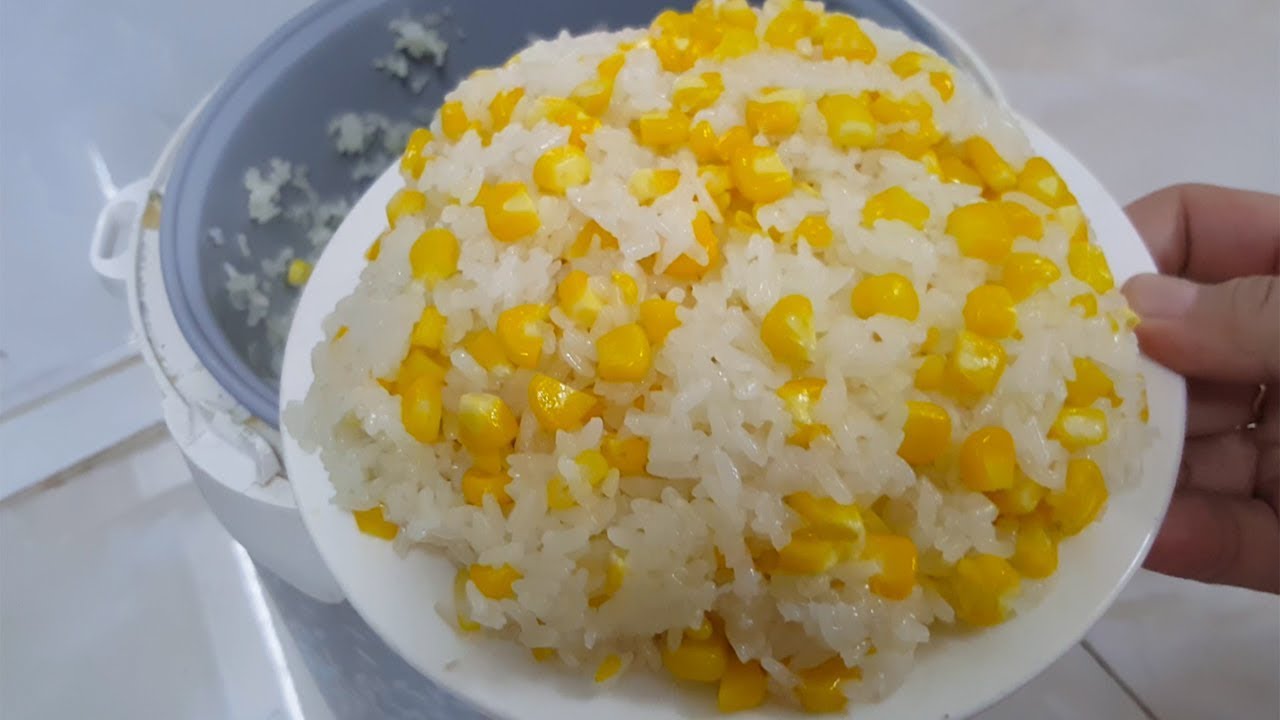 cách nấu xôi bắp bằng nồi cơm điện - Hình 3