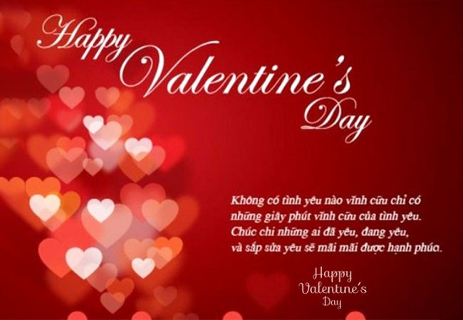 câu chúc valentine cho người yêu ngắn gọn