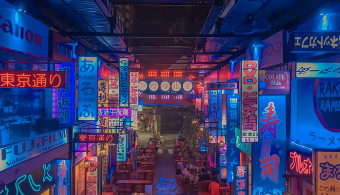 chill town phố bia nhật bản