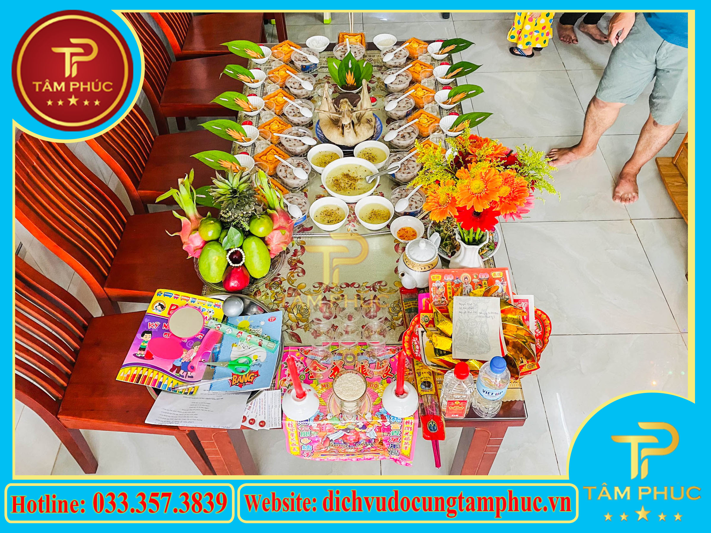 cúng đầy tháng be trai đơn giản nhất - Hình 5