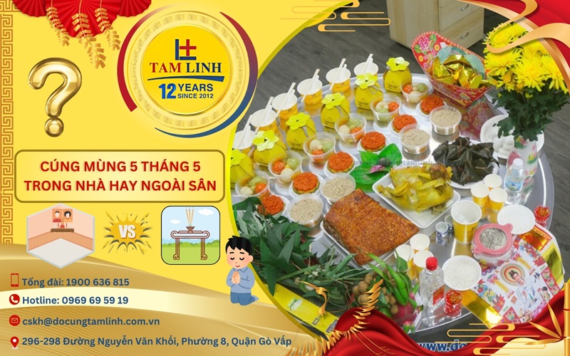 cúng mùng 5 tháng 5 trong nhà hay ngoài sân - Hình 5