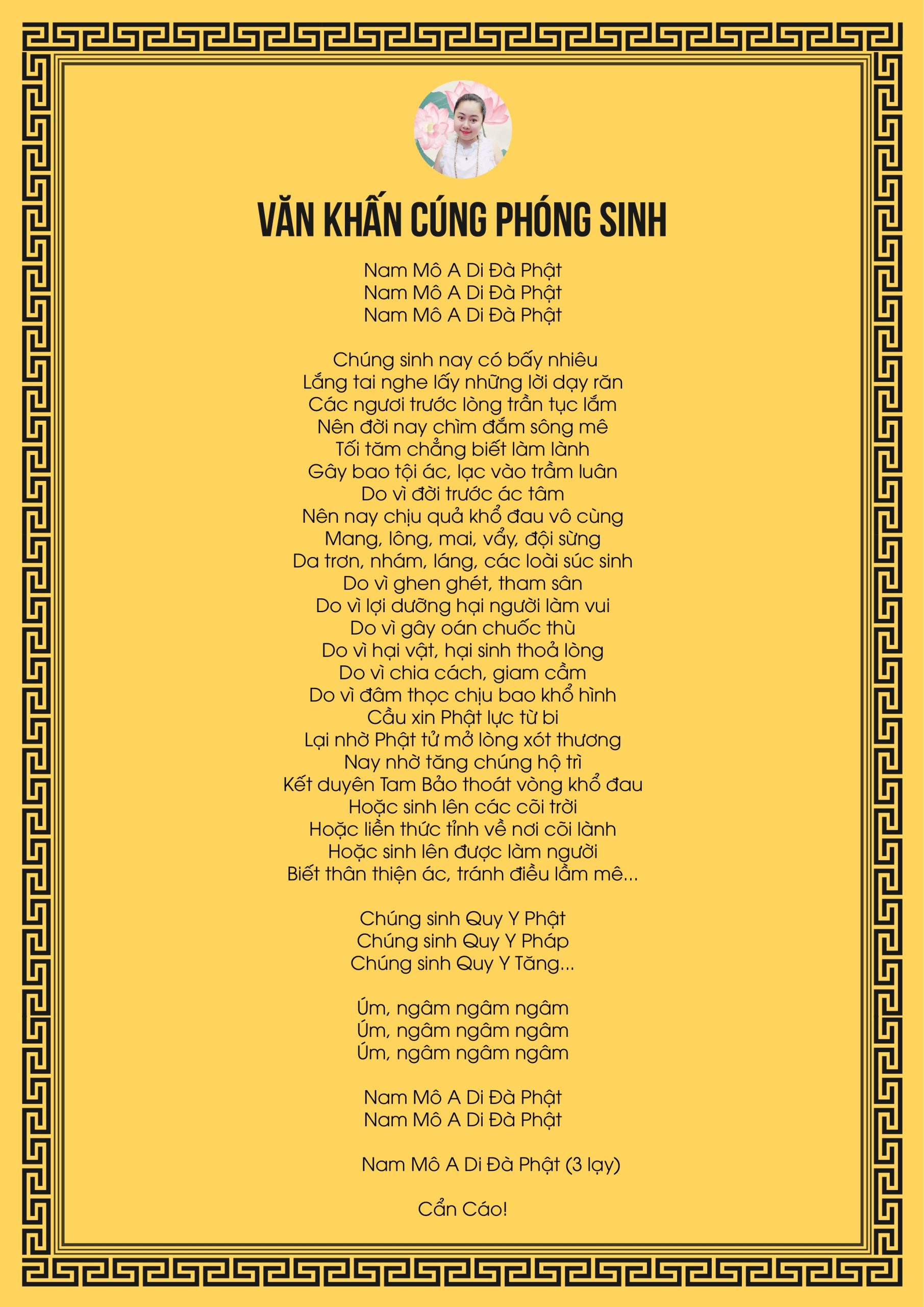 cúng phóng sinh