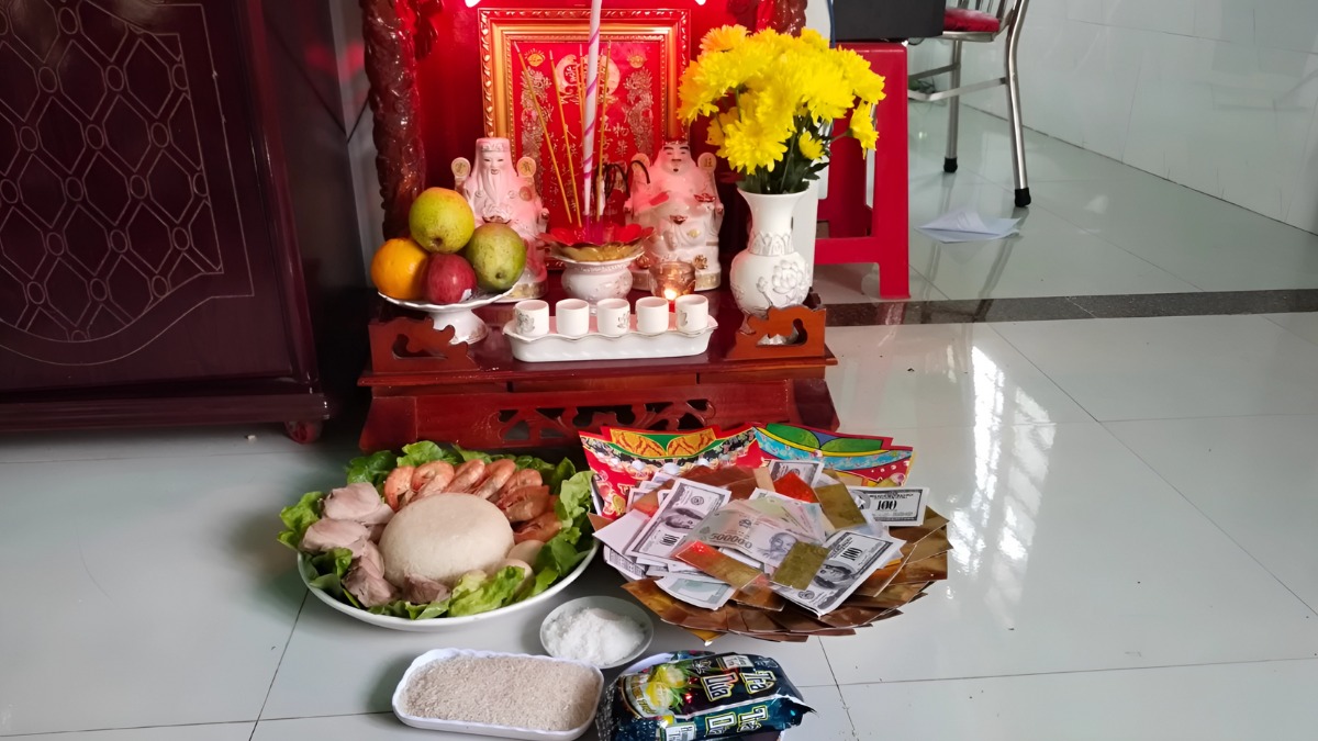 cúng thần tài mấy giờ