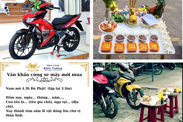 cúng xe máy mới mua - Hình 3